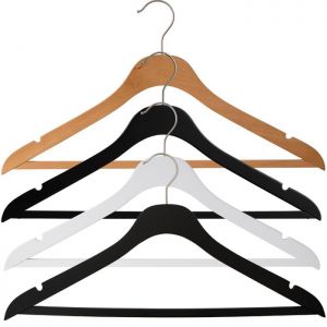 NAHANCO - New Line Of Thin Wooden Hangers For More Storage Space