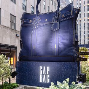 Giant Gap Bag Sculpture