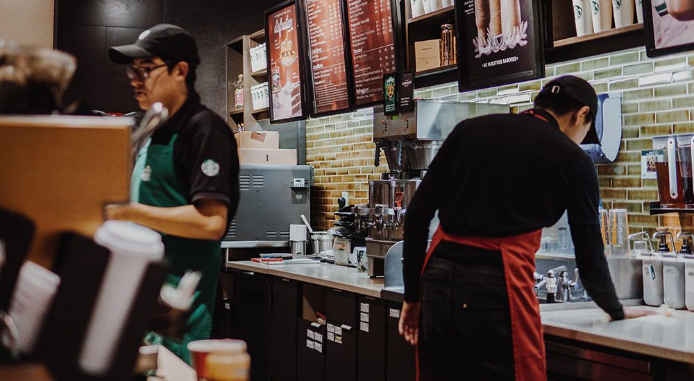 The Starbucks experience aims to be the same no matter where you get your coffee